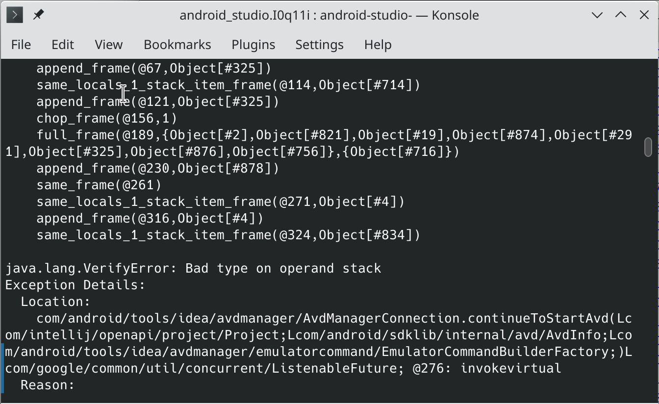 JVM Stack Error